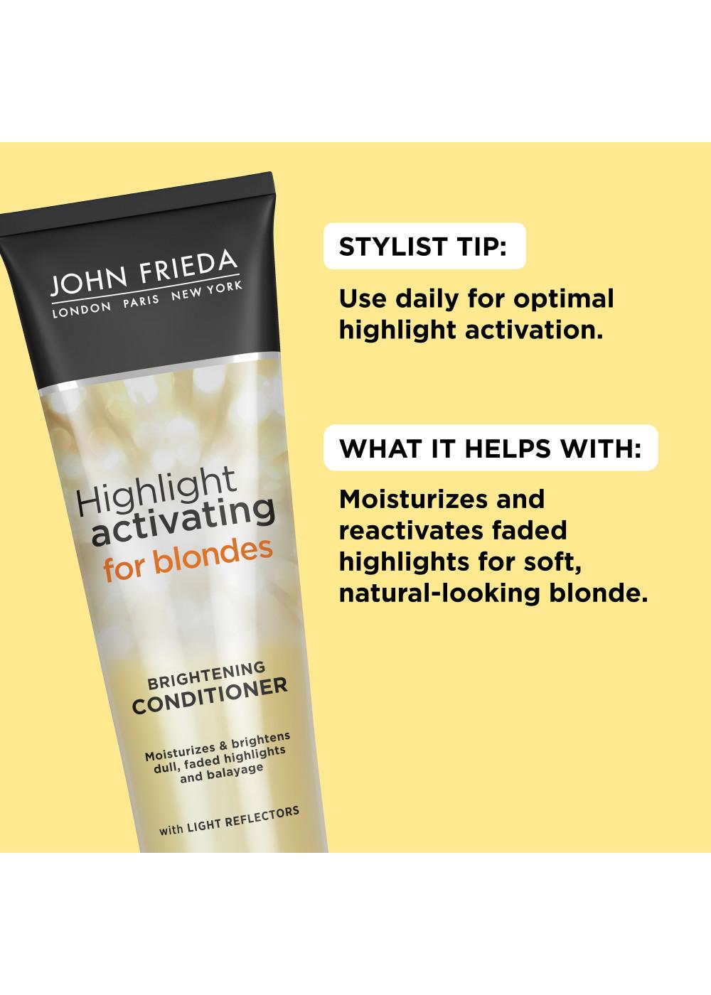 John Frieda Highlight Activating for Blondes Brightening Conditioner; image 2 of 7