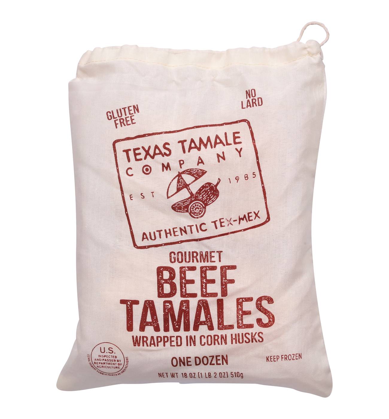 Texas Tamale Company Gourmet Beef Tamales; image 1 of 4