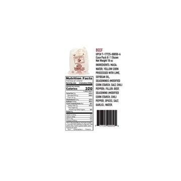 Texas Tamale Company Gourmet Beef Tamales, 12 ct