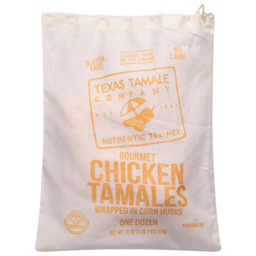 Texas Tamale Company Gourmet Chicken Tamales, 12 ct
