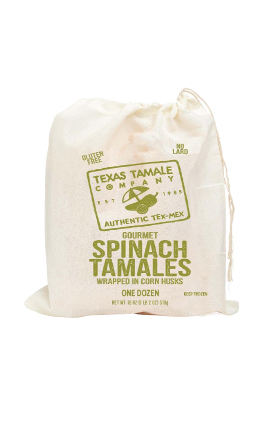 Texas Tamale Company Gourmet Spinach Tamales; image 1 of 2