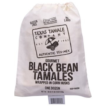 Texas Tamale Company Black Bean Tamales, 12 ct