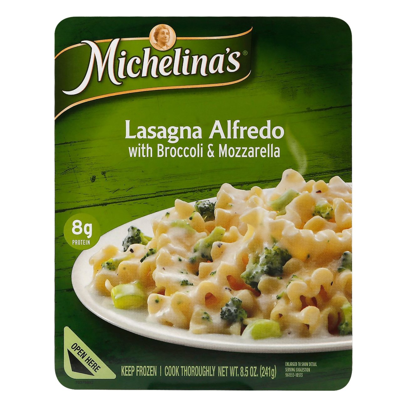 Michelina's Lasagna Alfredo with Broccoli & Mozzarella Shop Entrees
