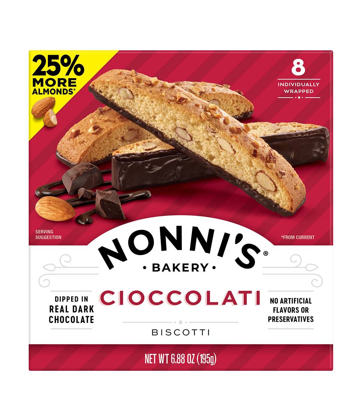 Nonni's Cioccolati Biscotti; image 1 of 3