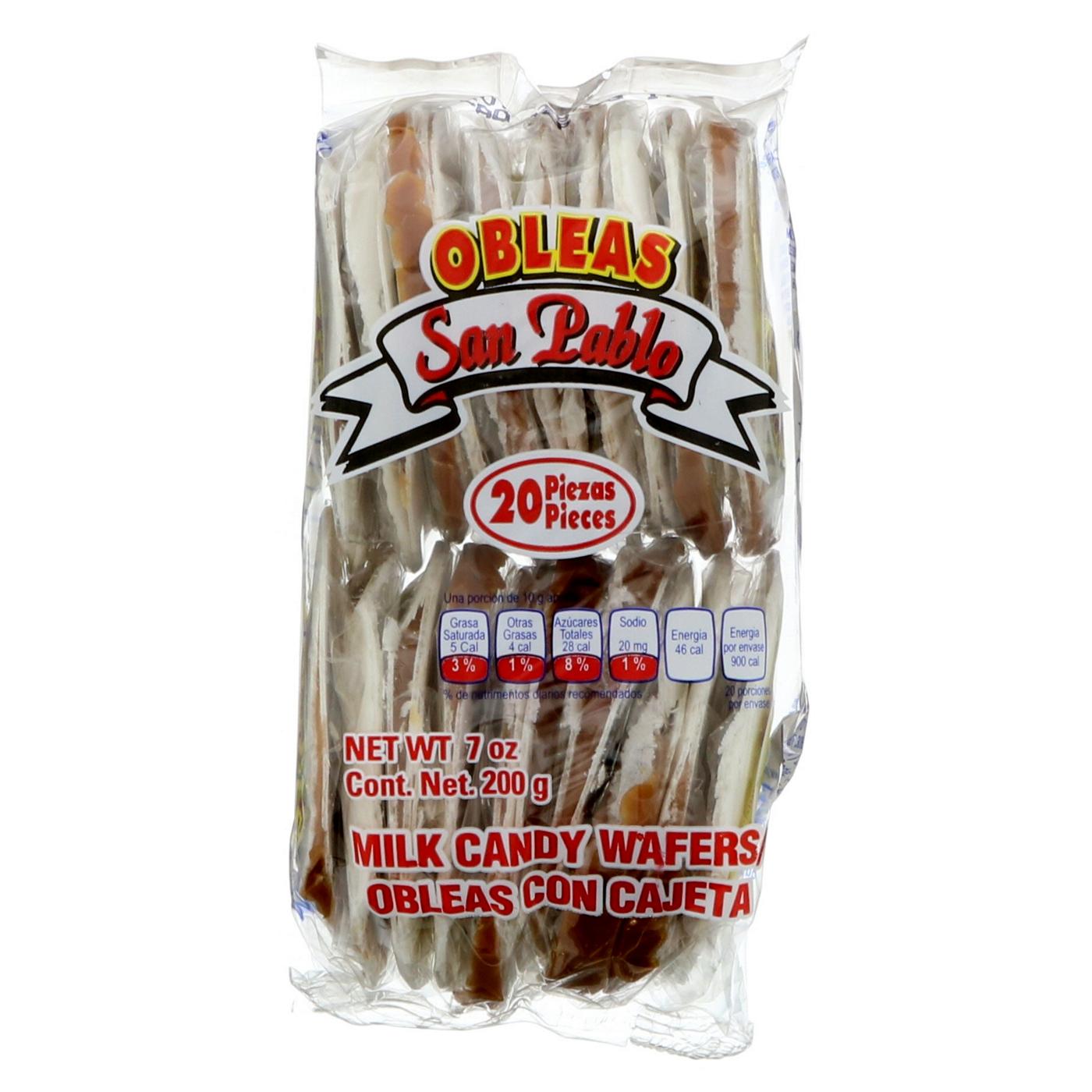 San Pablo Oblea Mini Milk Candy Wafers, Mexican Candy; image 1 of 2