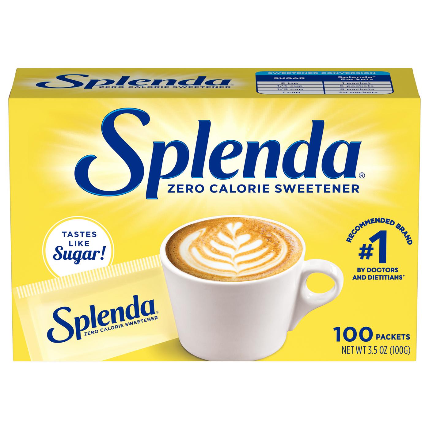 Splenda Zero Calorie Sweetener Packets; image 1 of 2