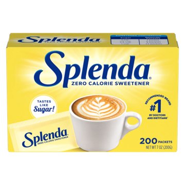 Splenda Zero Calorie Sweetener Packets, 200 ct
