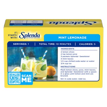 Splenda Zero Calorie Sweetener Packets, 200 ct