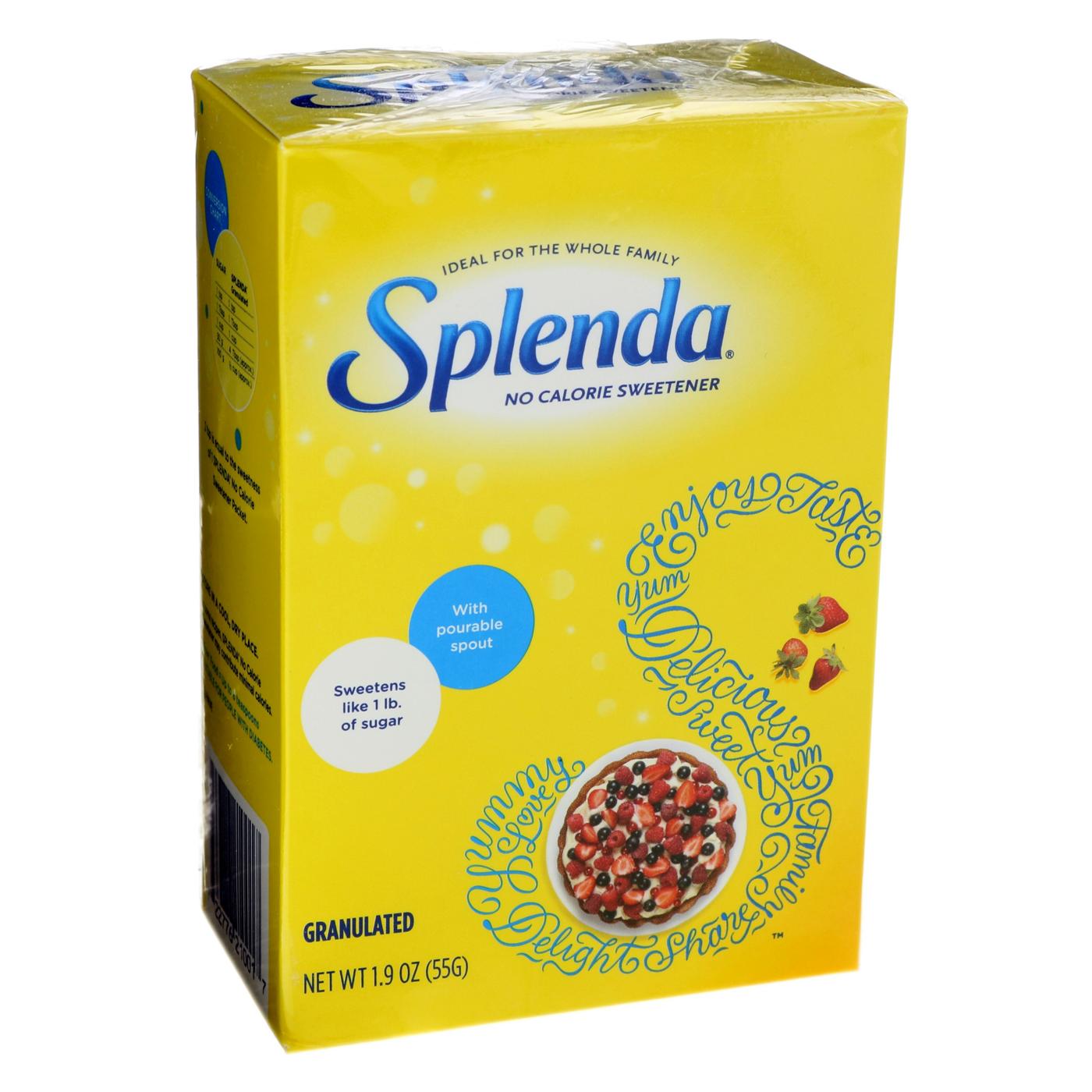 Splenda Granulated Sweetener  Zero Calorie Sweetener & Sugar Substitute