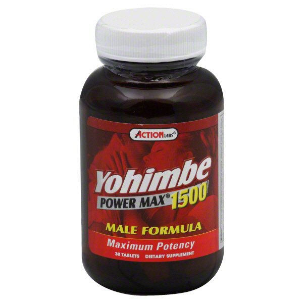 Action Labs Yohimbe Power Max 1500 Male Formula Tablets Shop Diet