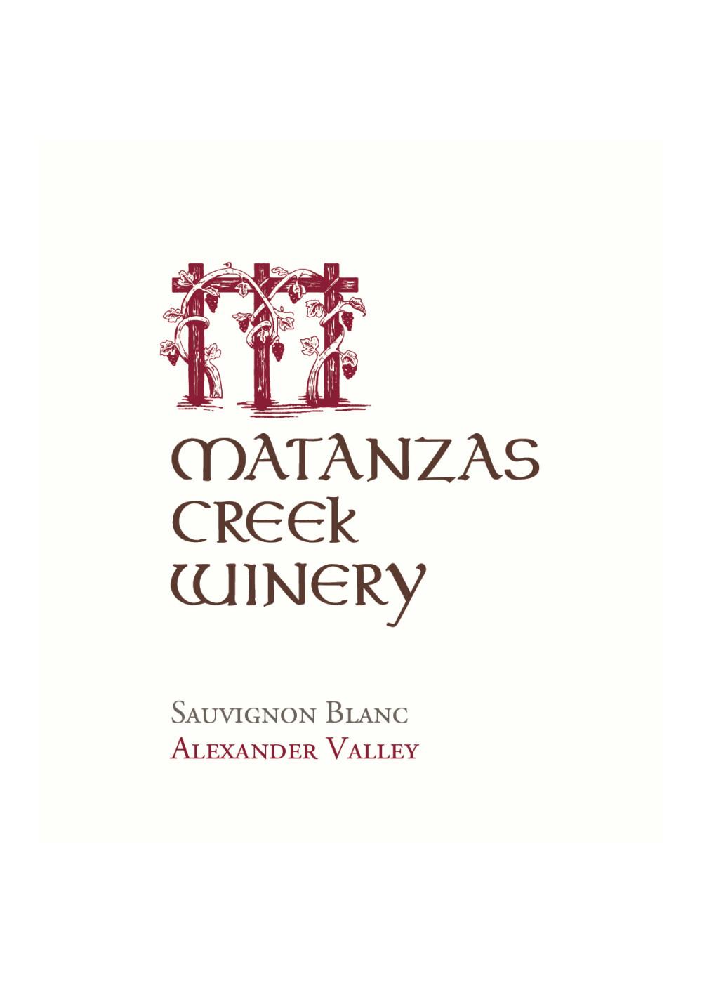 Matanzas Creek Alexander Valley Sauvignon Blanc Wine; image 2 of 2