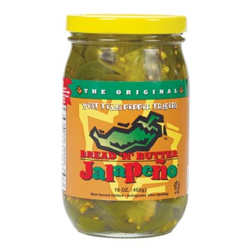 West Texas Pepper Traders Bread 'N' Butters Jalapenos, 16 oz