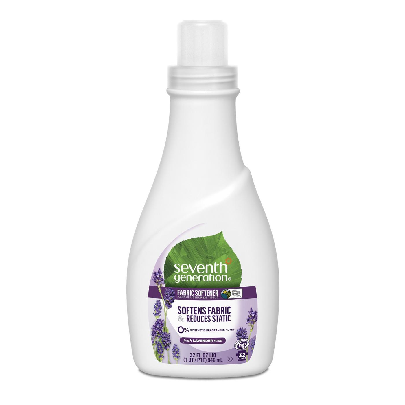 Seventh Generation HE Liquid Fabric Softener, 32 Loads Fresh Lavender