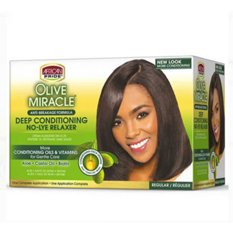 African Pride Olive Miracle No Lye Deep Conditioning Anti-Breakage