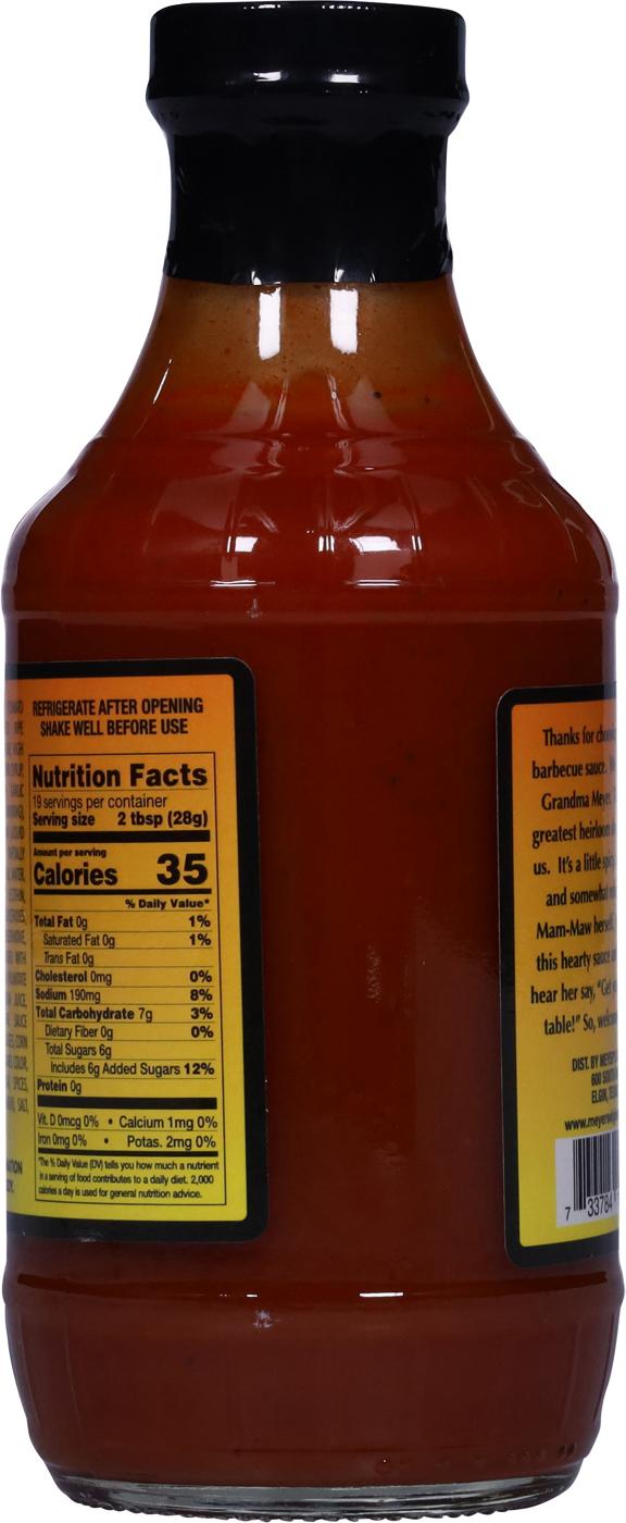 Meyer's Original Barbecue Sauce; image 2 of 5