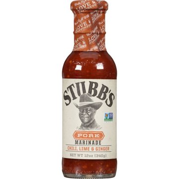 Stubb's Chili Lime & Ginger Pork Marinade, 12 oz
