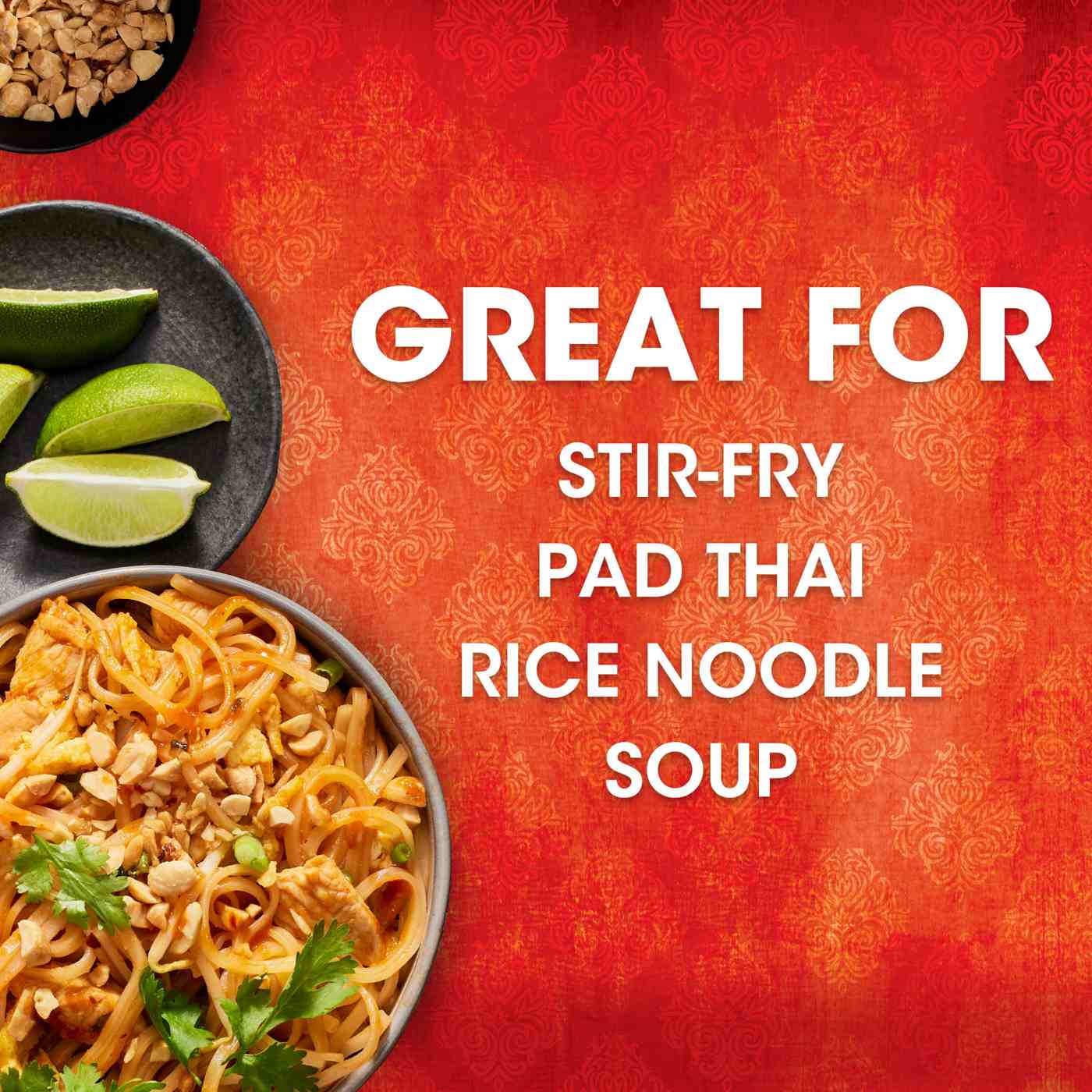 Thai Kitchen Gluten Free Pad Thai Rice Noodle Cart - Shop Pantry Meals at  H-E-B