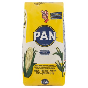 P.A.N. Pre-Cooked White Corn Meal, 35.27 oz