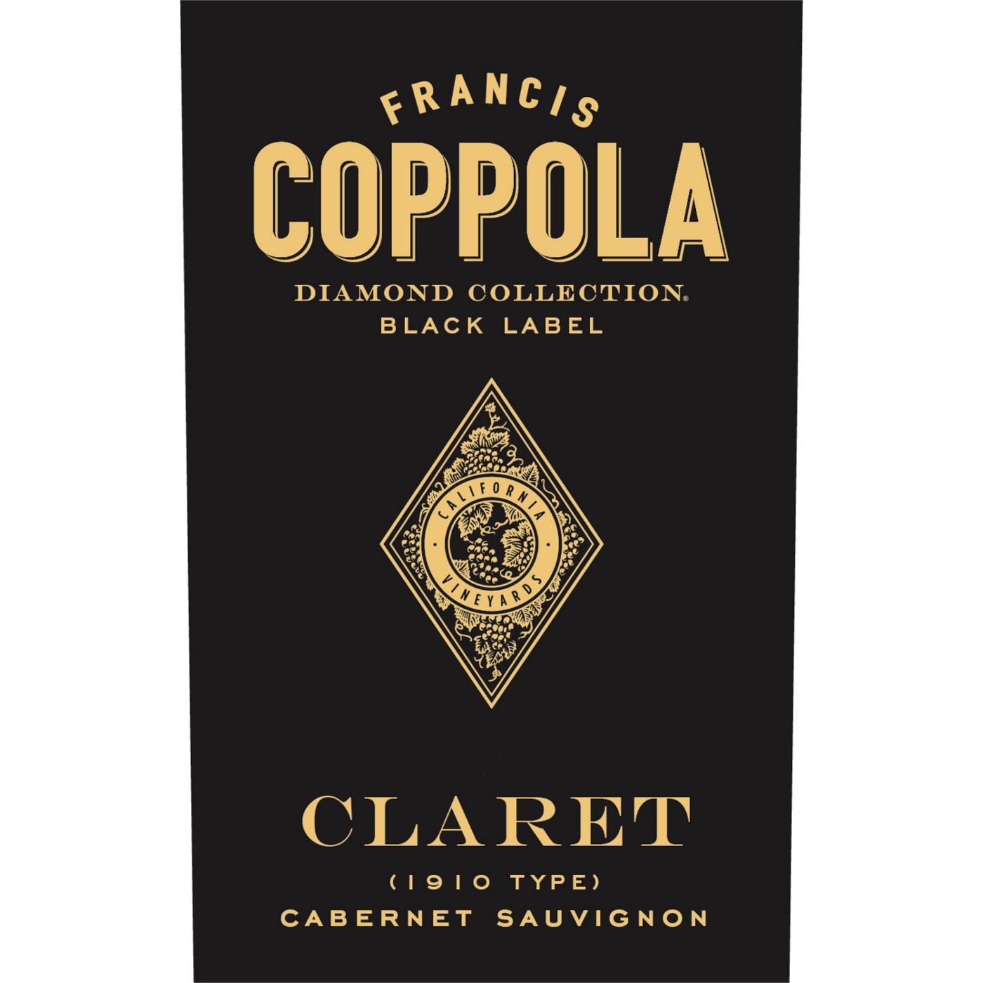 Francis Coppola Diamond Collection Claret Cabernet Sauvignon Red Wine; image 9 of 9