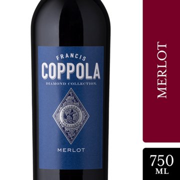 Coppola Diamond Collection Merlot California Red Wine, 750 mL