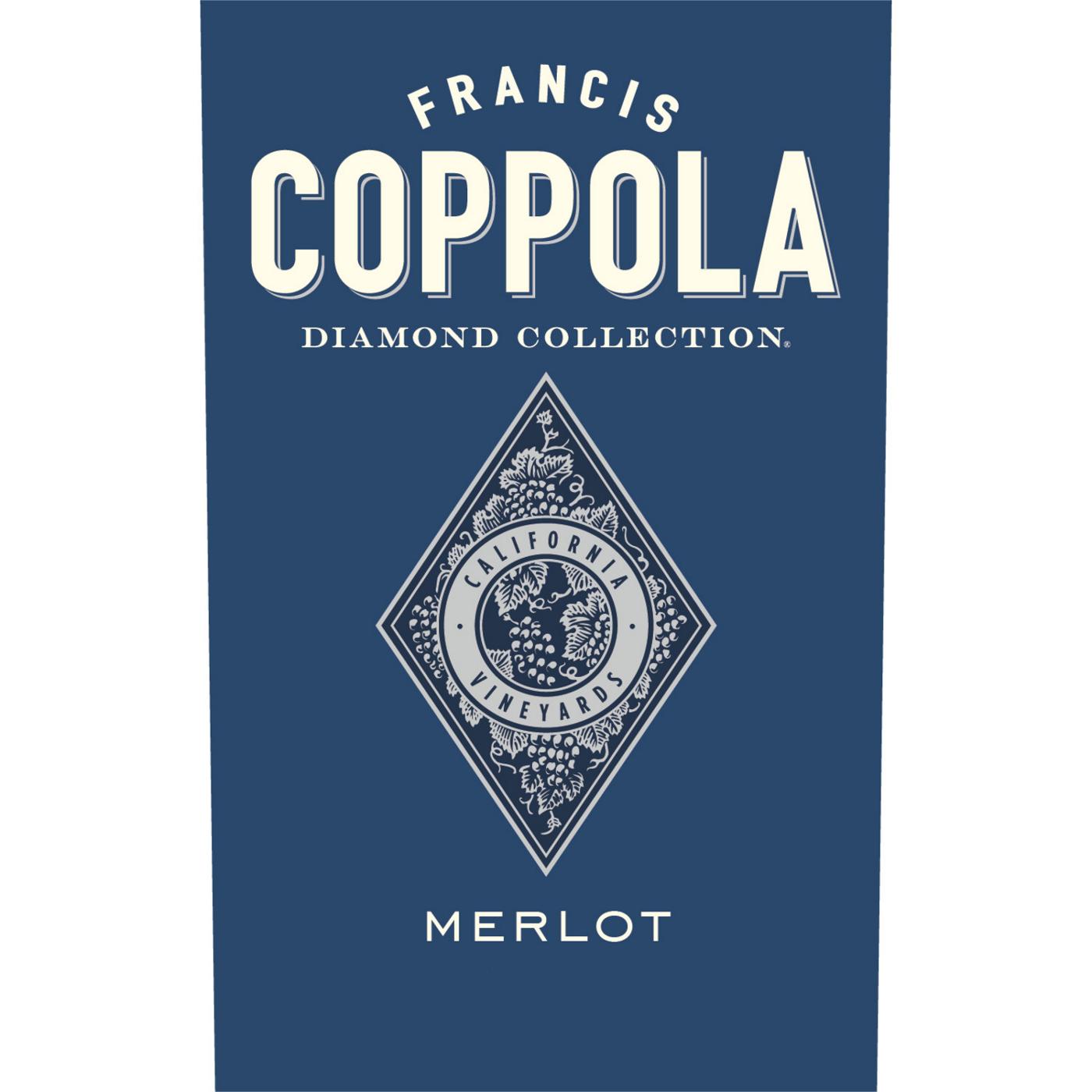 Francis Coppola Diamond Collection Merlot Red Wine; image 3 of 4