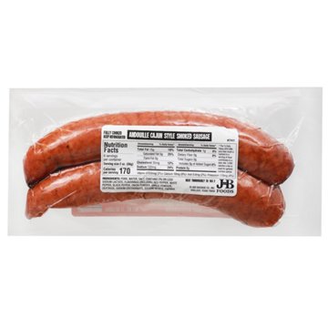 Cajun Hollar Brand Smoked Andouille Sausage - Cajun Style, 12 oz