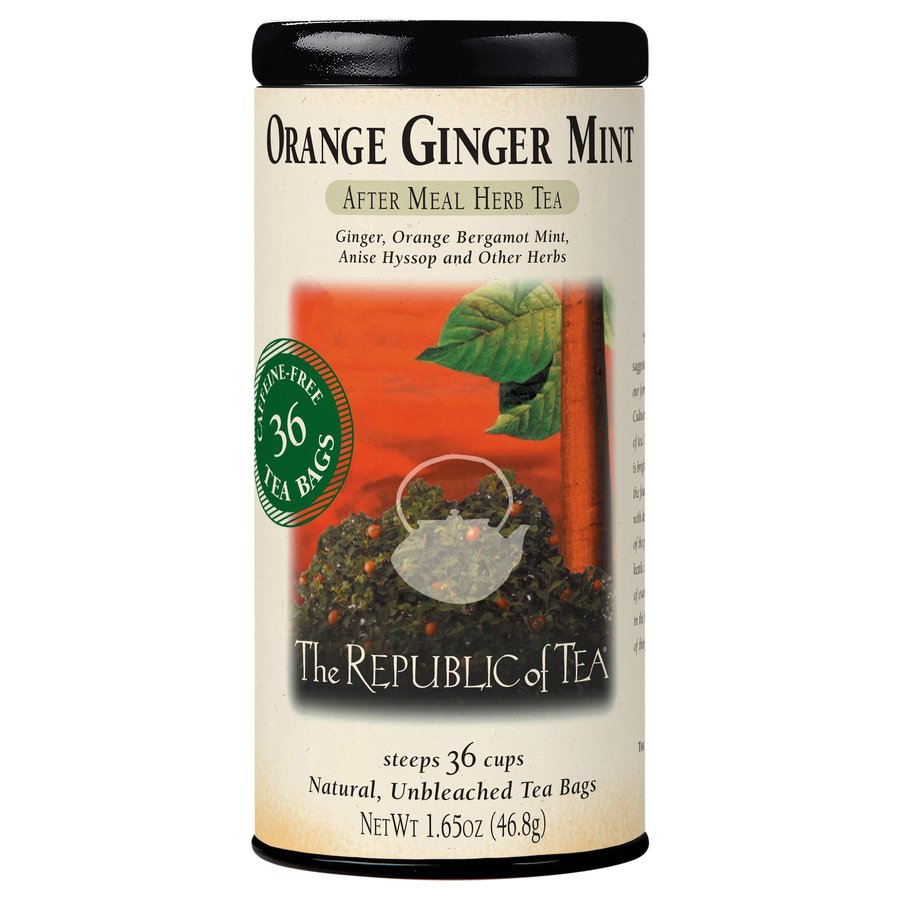 The Republic of Tea Orange Ginger Mint Herbal Tea Bags Shop Tea at HEB