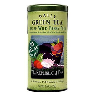 The Republic Of Tea Decaf Wild Berry Plum Green Tea Bags - Shop Tea At ...