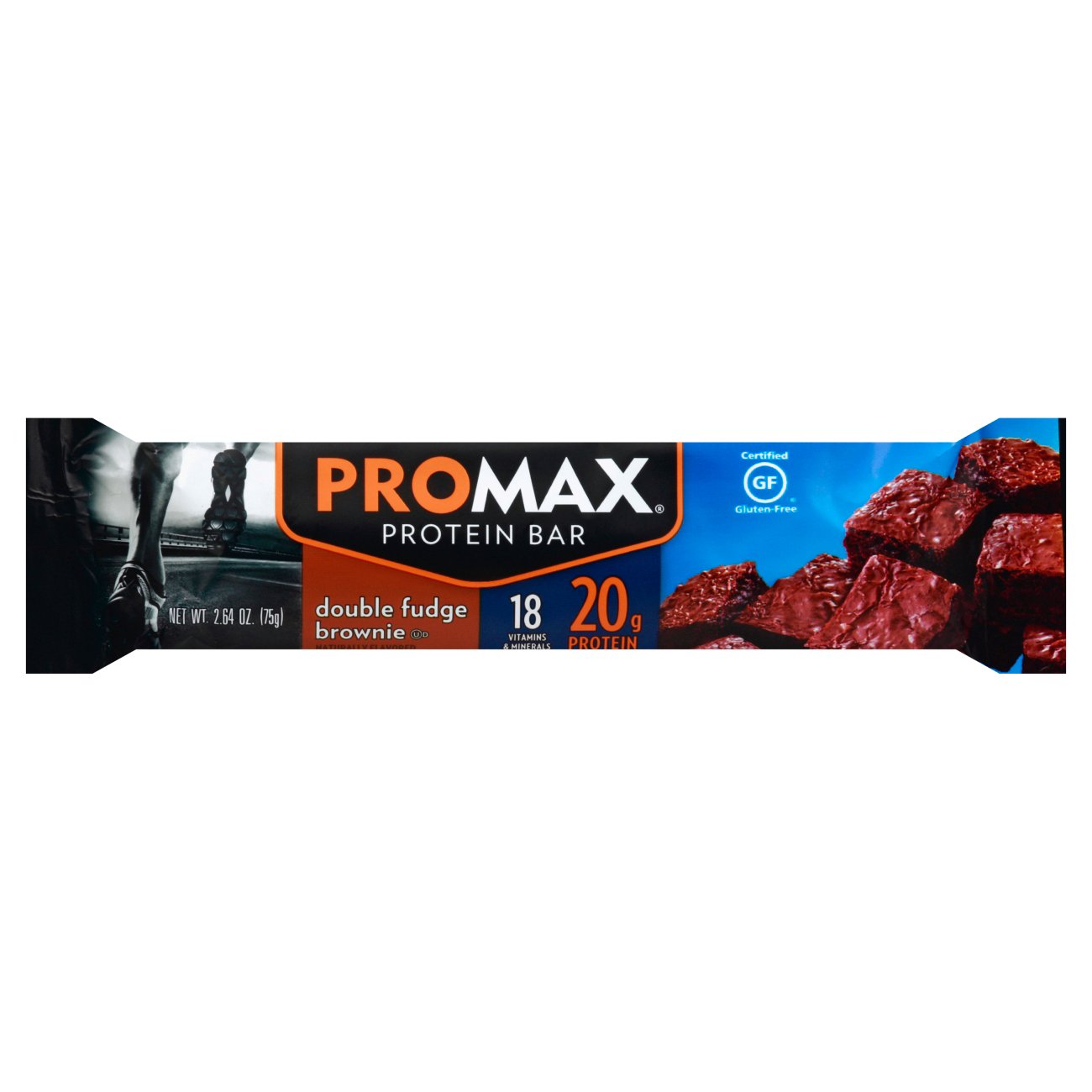 Promax Double Fudge Brownie Energy Bar Shop Snacks & Candy at HEB