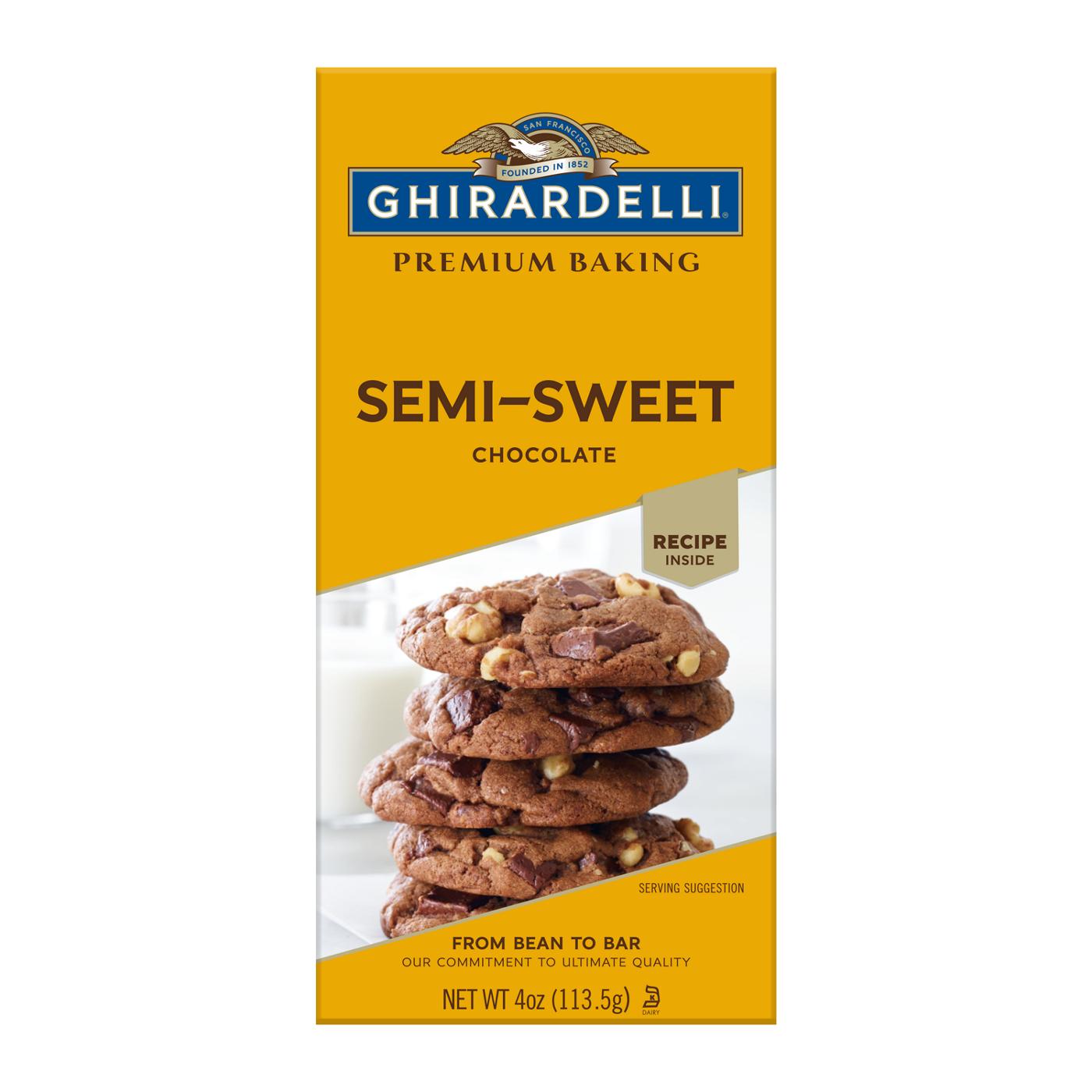 Ghirardelli Premium Baking Bar Semi-Sweet Chocolate; image 1 of 6