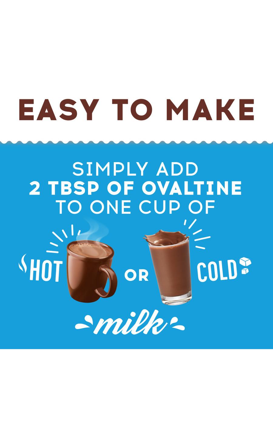 Ovaltine Rich Chocolate Mix; image 3 of 6