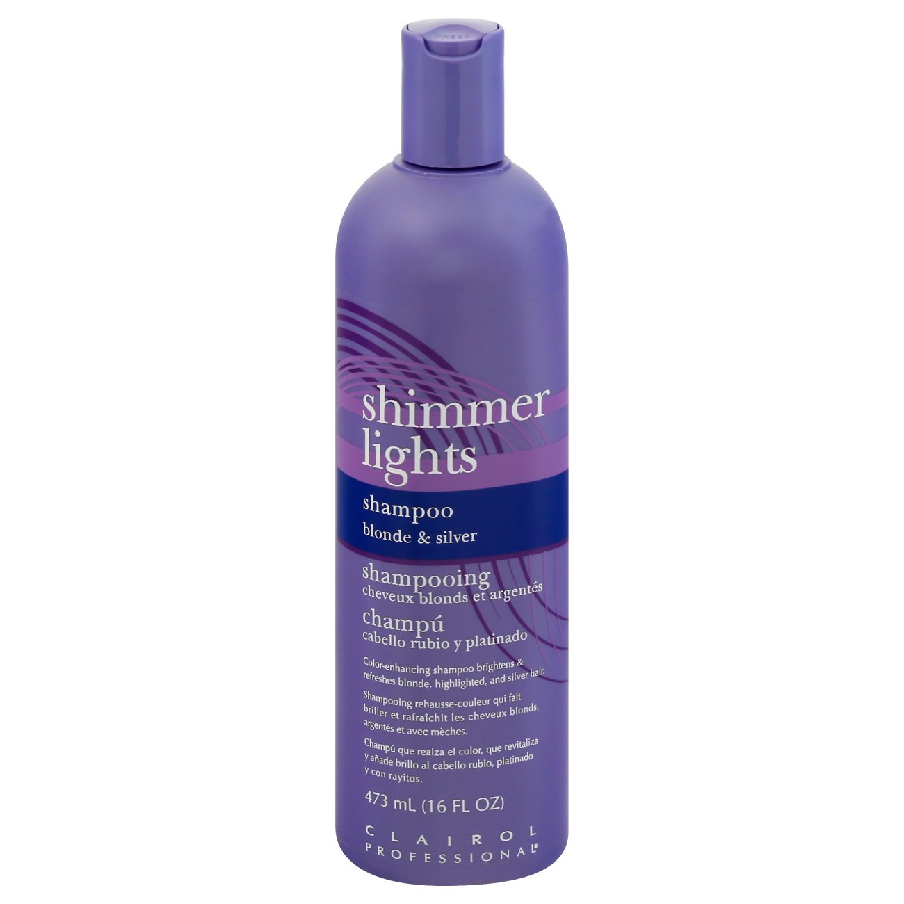 Clairol Shimmer Lights Gray Hair Shampoo Shampoo & Conditioner at