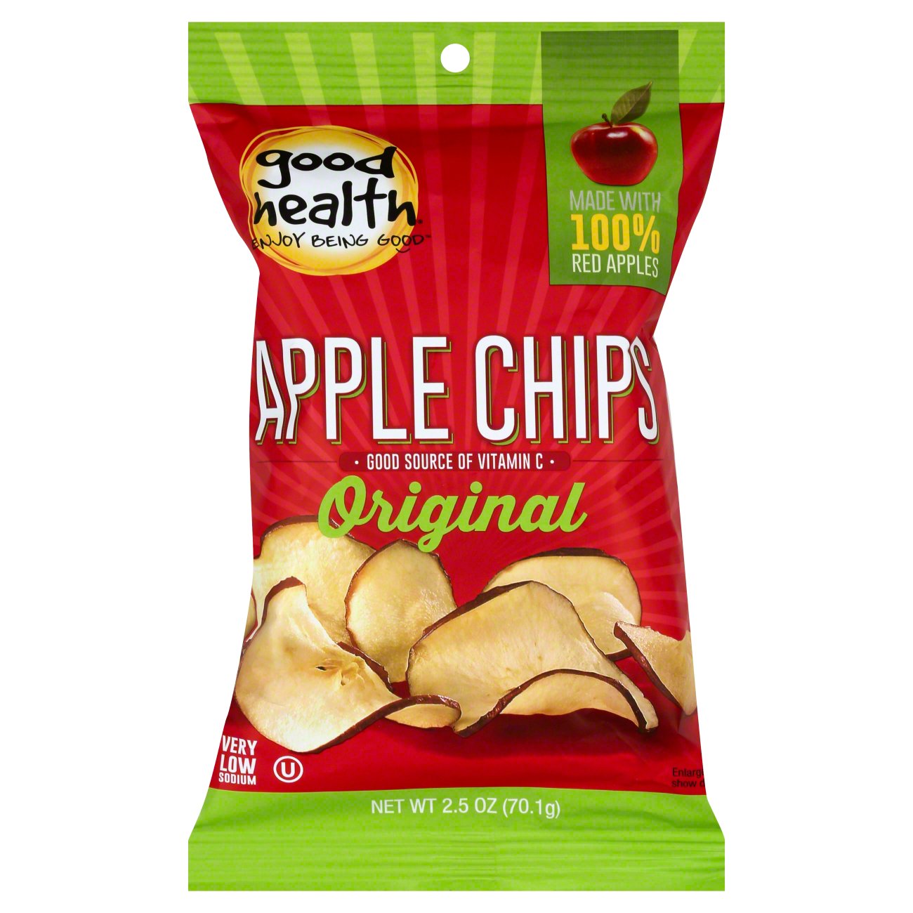 Good Health Apple Chips, Original Shop Fruit at HEB