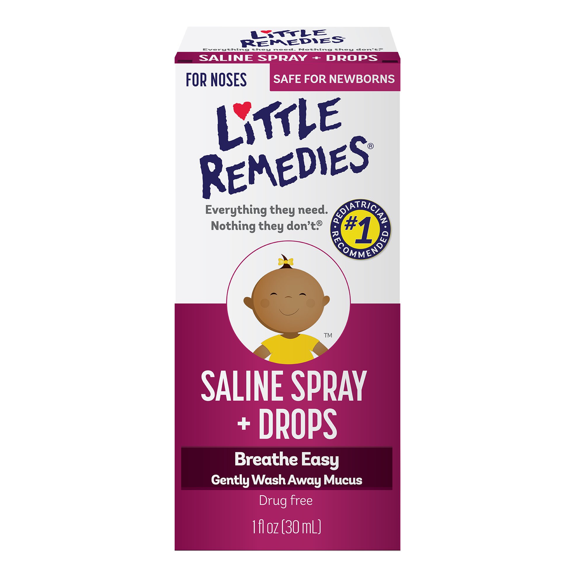 Little Remedies Saline Spray Drops Shop Sinus Allergy At H E B