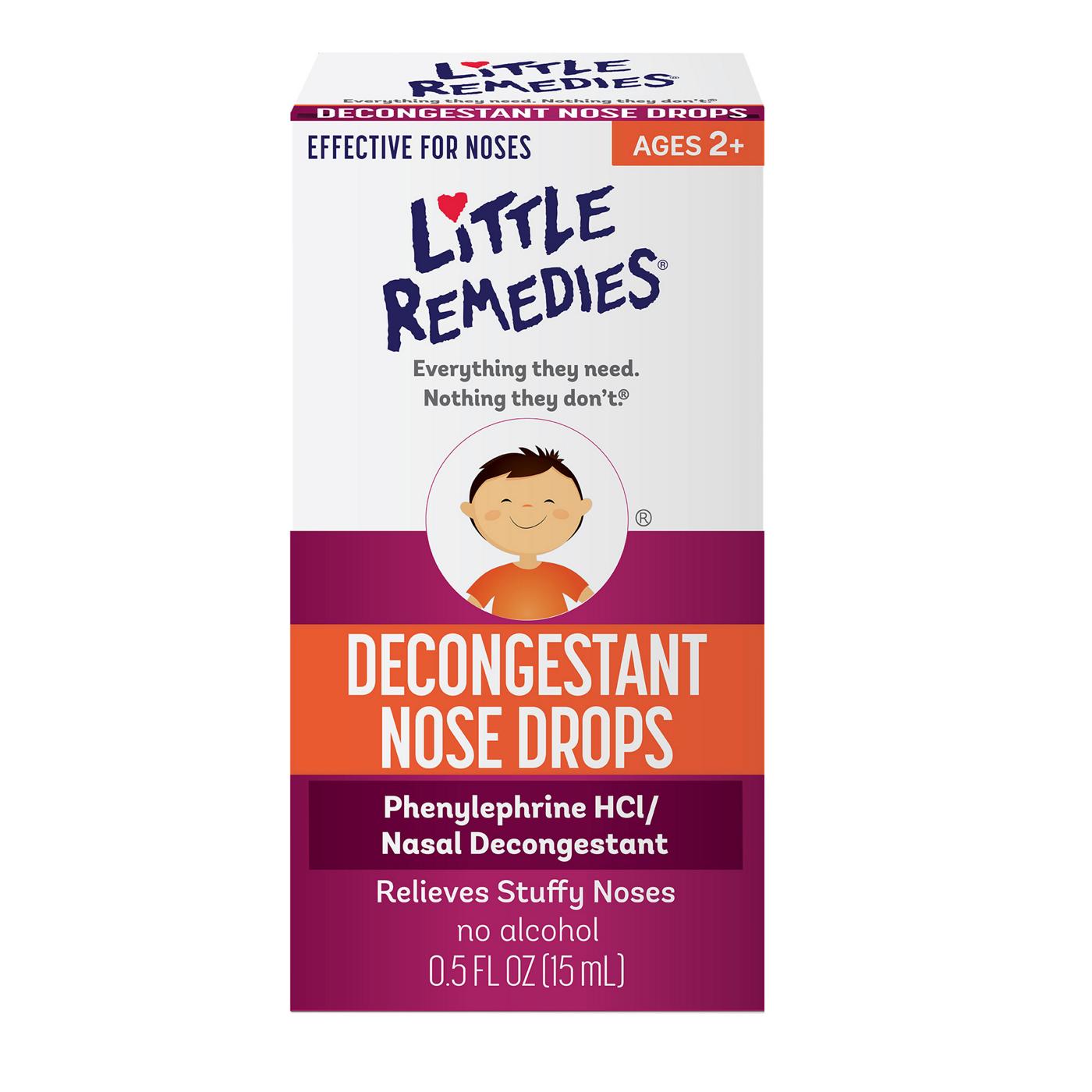 Little Remedies Decongestant Nose Drops; image 1 of 5
