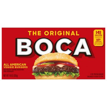 Boca All American Veggie Burgers, 4 ct