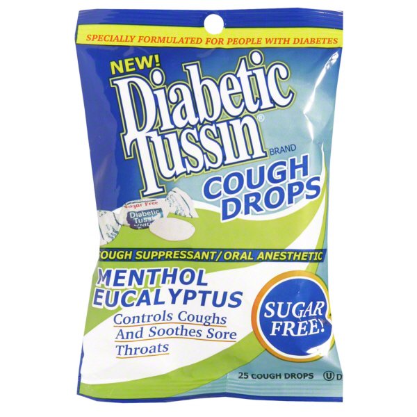 Diabetic Tussin Sugar Free Menthol Eucalyptus Cough Drops Shop at HEB