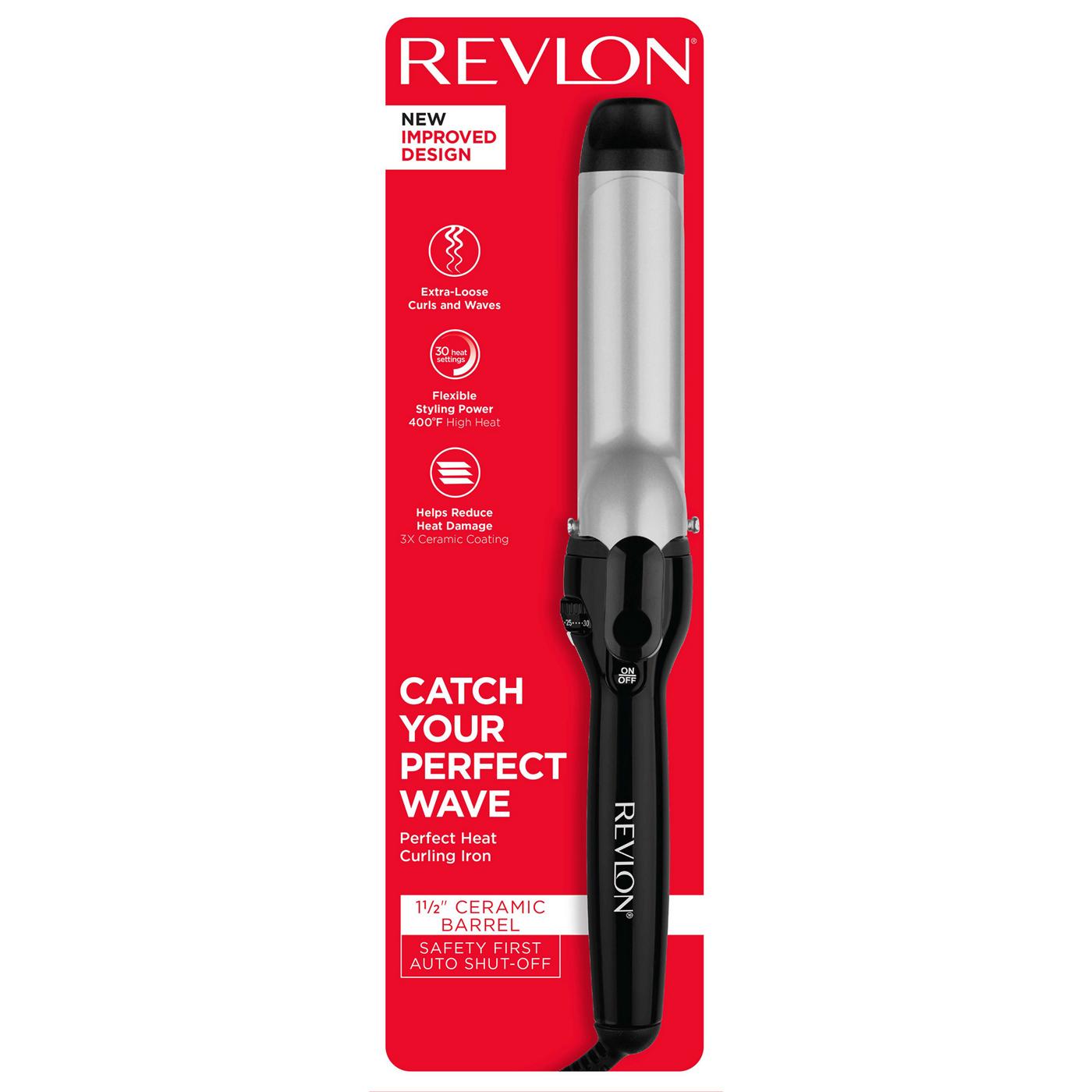 Revlon Ceramic Hair Curling Iron 1-1/2 in; image 1 of 5