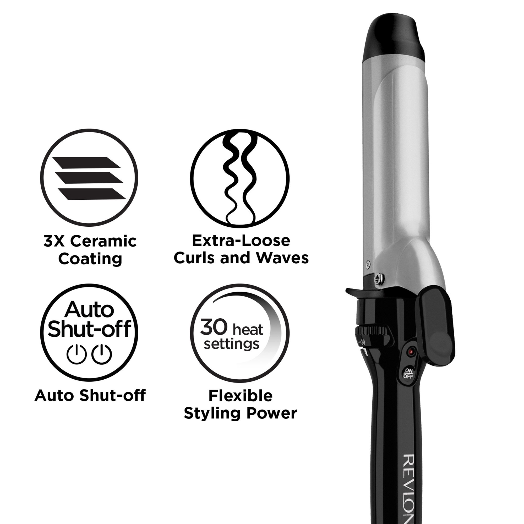 Revlon curling iron heat deals settings