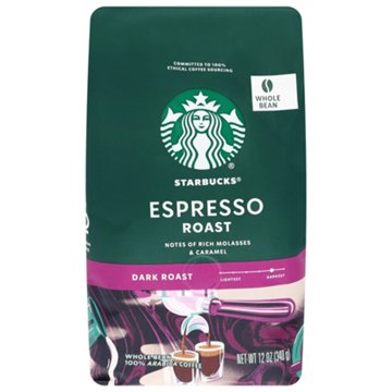 Starbucks Dark Espresso Roast Whole Bean Coffee