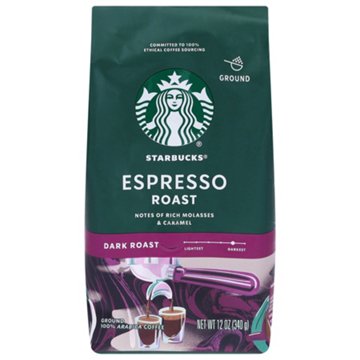 Starbucks Espresso Roast Dark Roast Ground Coffee