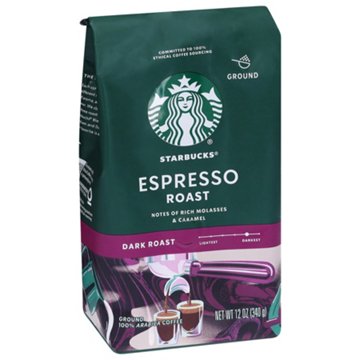 Starbucks Espresso Roast Dark Roast Ground Coffee