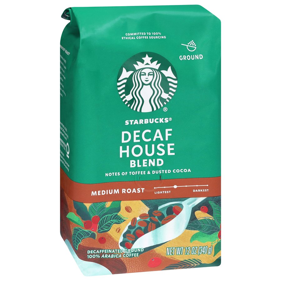 Starbucks Decaf House Blend Medium Roast Ground Coffee - Shop