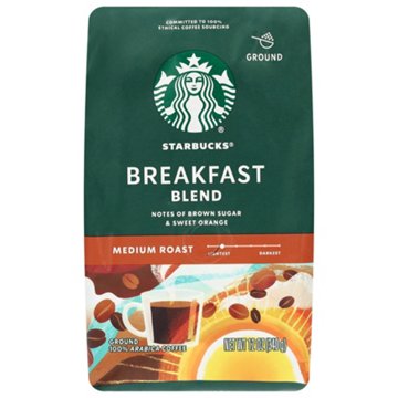 Starbucks Breakfast Blend Medium Roast Ground Coffee