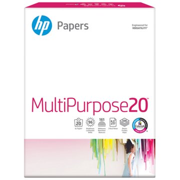 HP MultiPurpose20 Paper, 500 Ct, 8.5" x 11"