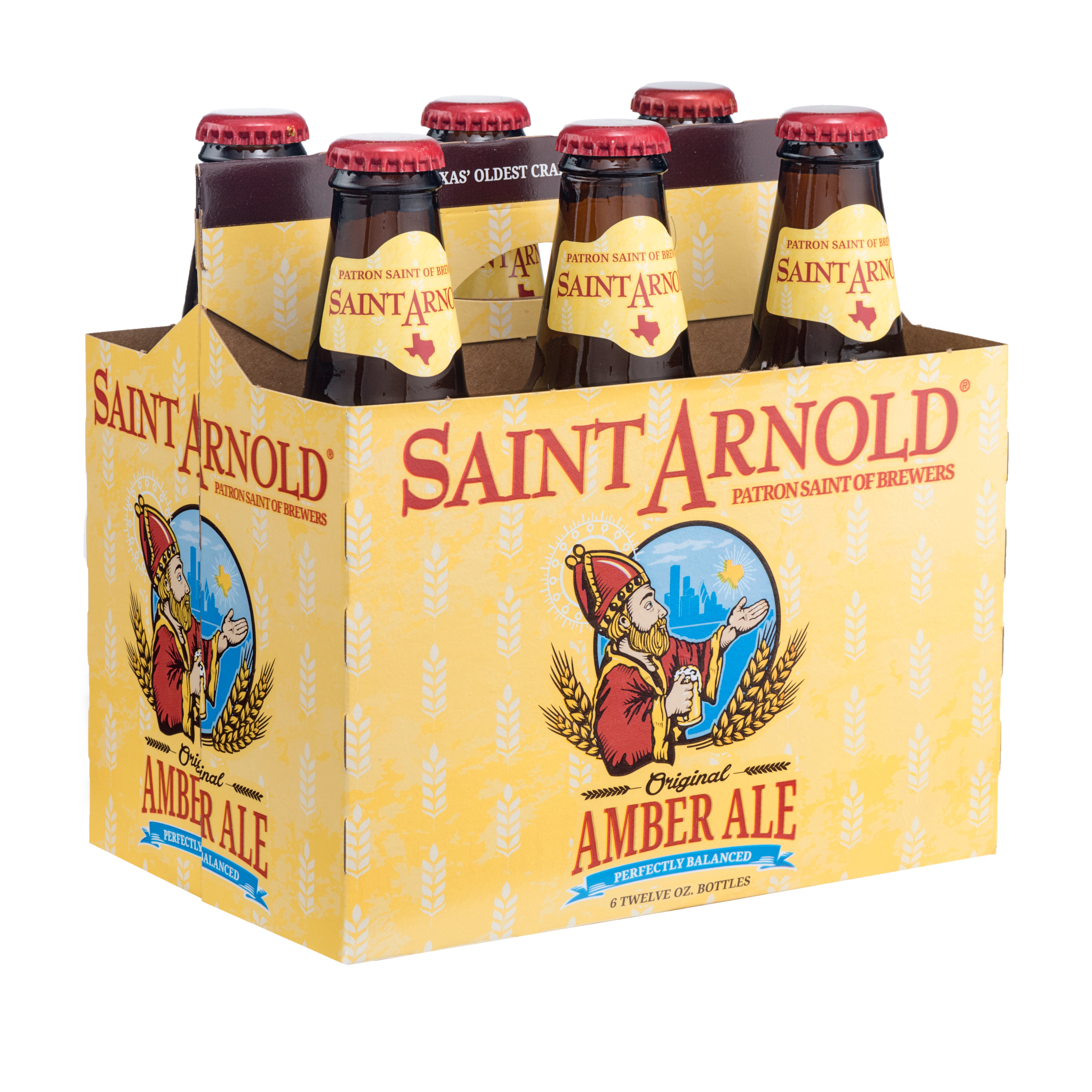 Saint Arnold Amber Ale Beer 6 pk Bottles Shop Beer at HEB
