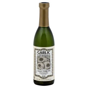 Garlic Expressions Classic Vinaigrette Salad Dressing and Marinade, 12.5 oz