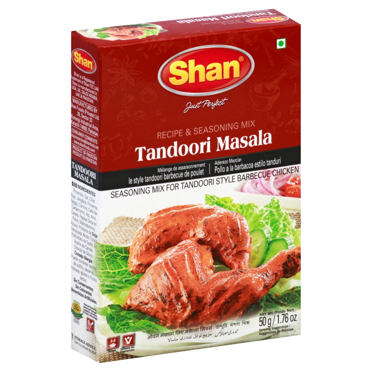 Shan Tandoori Chicken BBQ Seasoning Mix Shop Spice mixes at HEB