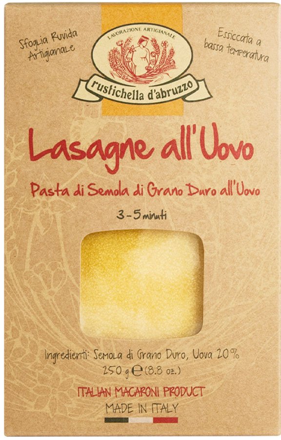 Rustichella d'Abruzzo Egg Lasagne, 8.8 oz | Central Market