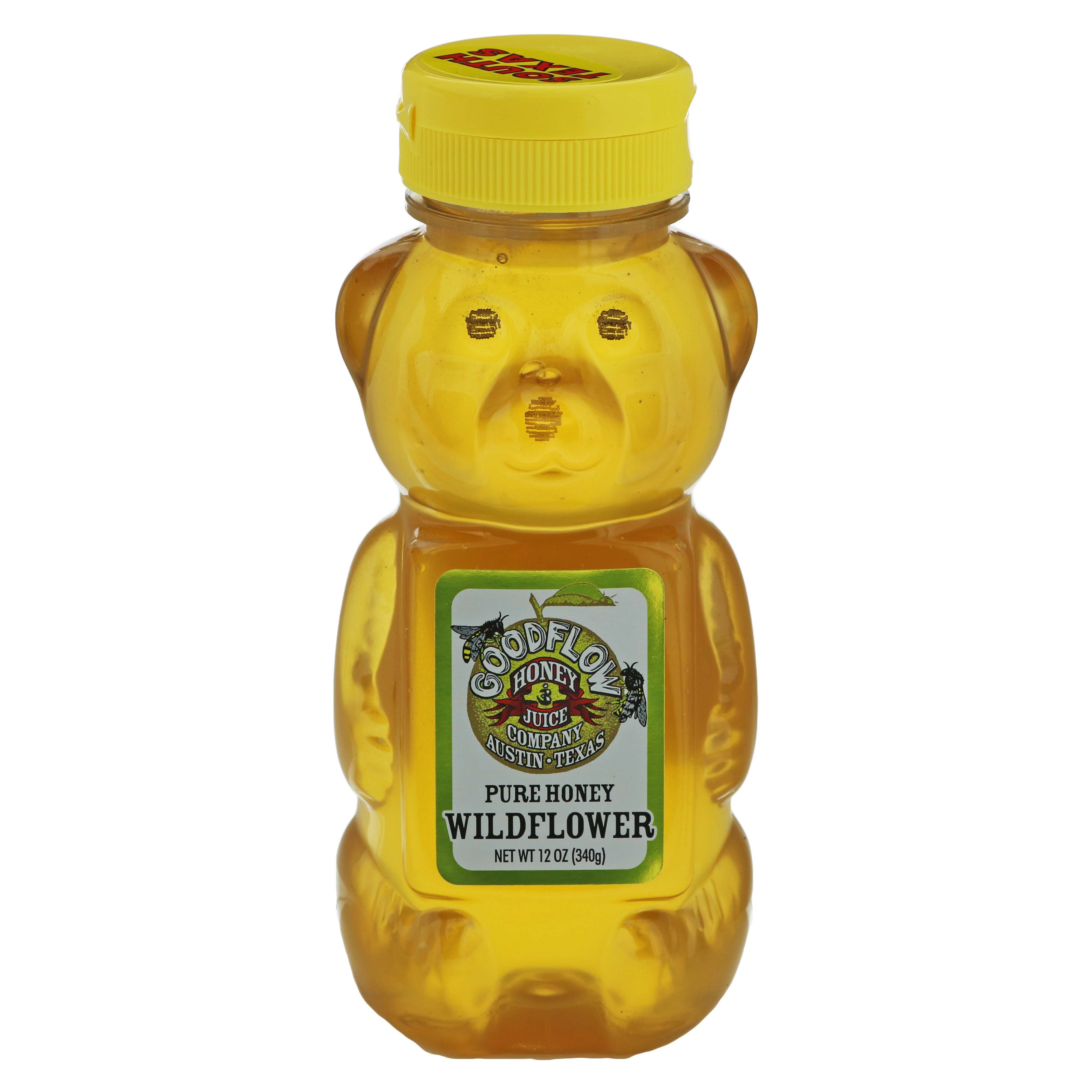 Good Flow Pure Wildflower Honey Bear Shop Honey at HEB